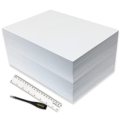 MEARCOOH White Foam Sheets Crafts, 30 Pack, 9 x 12 Inch, 2mm Thick. Premium Eva Foam Papers Set, for Card Making, Crafting,DIY Project,Stamp,Classroom, Scrapbooking - Image 1