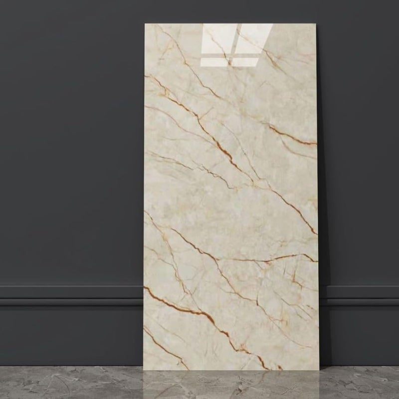 Sakar Marble Tiles Wall StickerWaterproof Self Adhesive Flooring StickerKitchen Sticker Sheets for ShelvesWall Backsplash for BathroomBedroomKitchenLiving Room 60L X 30W CM 12 Pcs - Image 1