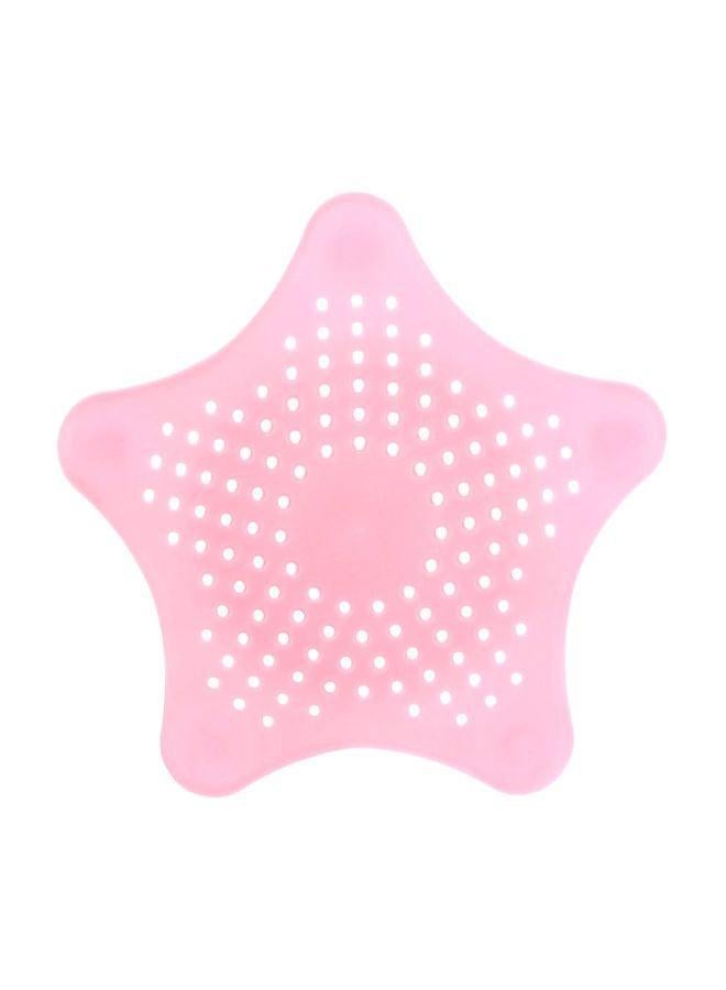 بيوينتي Star Shape Sink Strainer Filter Pink 15x13x12centimeter - Image 1