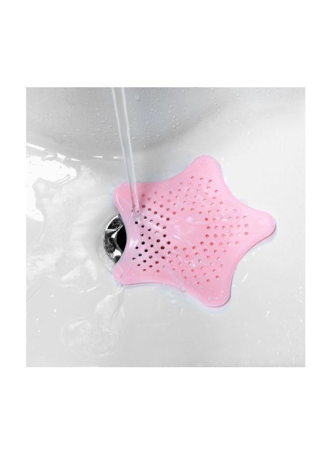 بيوينتي Star Shape Sink Strainer Filter Pink 15x13x12centimeter - Image 2