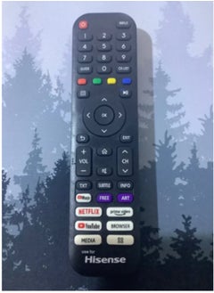 Hisense Hisense Smart TV Remote Control Works With All Hisense TV LED LCD Plasma | Smart TV Remote Control For Hisense with Netflix Prime Video YouTube Rakuten TV & Freeview Play Key Buttons  - Image 2