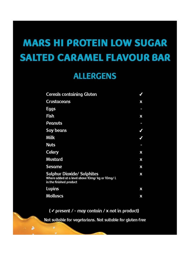 Mars High Protein Low Sugar Bar Salted Caramel 57g Pack of 12 - Image 4