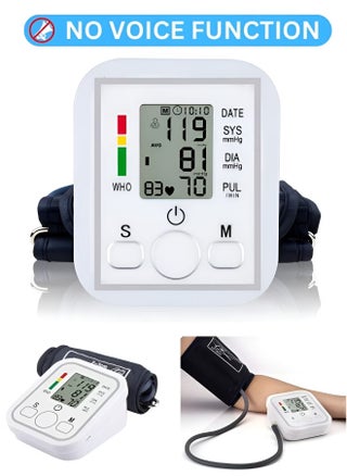 Electronic Blood Pressure Monitor – Accurate Digital Sphygmomanometer for Home Use, LCD Display, Cuff Included, Easy to Read, No Voice Function - pzsku/Z3B209ADE56229F7FA6FBZ/45/_/1737207617/f3d74a05-8b1f-428a-9d7e-0e20663da0ad