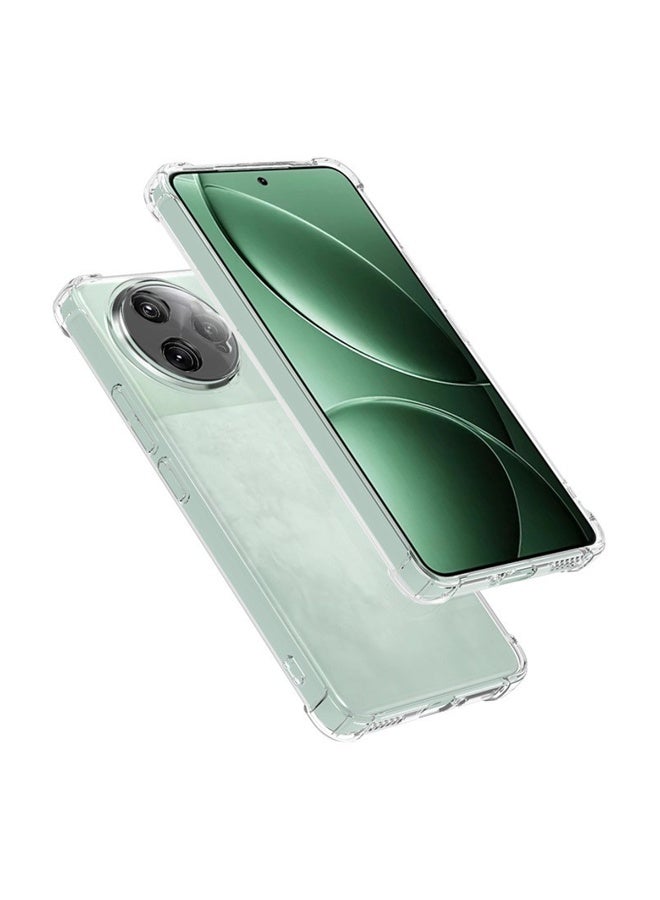 TEXEEM Case for Poco F7 Ultra, Crystal Clear Shockproof Transparent Soft TPU Bumper Cover with 4-Corner Airbag Protection, Anti-Yellowing Anti-Scratch Slim Phone Case - Image 2