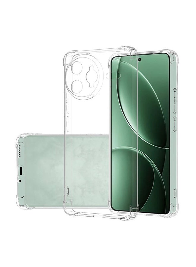 TEXEEM Case for Poco F7 Ultra, Crystal Clear Shockproof Transparent Soft TPU Bumper Cover with 4-Corner Airbag Protection, Anti-Yellowing Anti-Scratch Slim Phone Case - Image 1