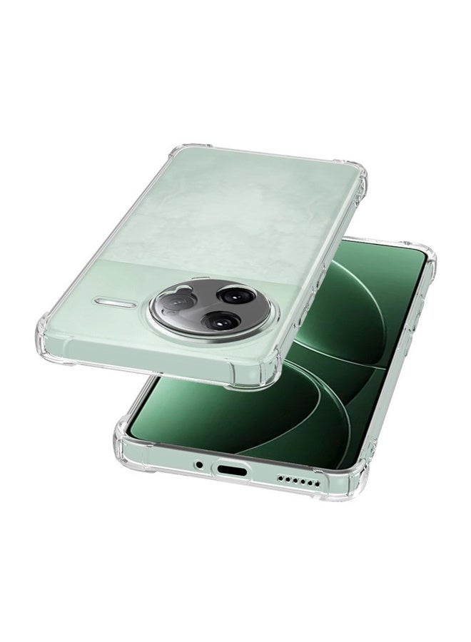 TEXEEM Case for Poco F7 Ultra, Crystal Clear Shockproof Transparent Soft TPU Bumper Cover with 4-Corner Airbag Protection, Anti-Yellowing Anti-Scratch Slim Phone Case - Image 5