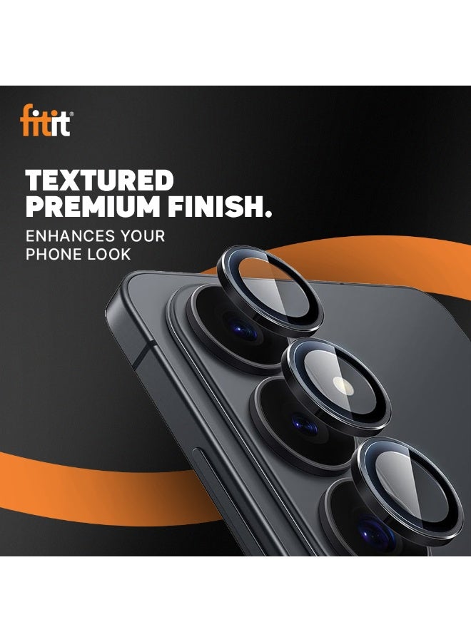 Fitit Camera Lens Protector for Samsung S26 - 9H Tempered Glass with Aluminum Ring, Anti-Fingerprint, Easy Installation - fitit - Image 5