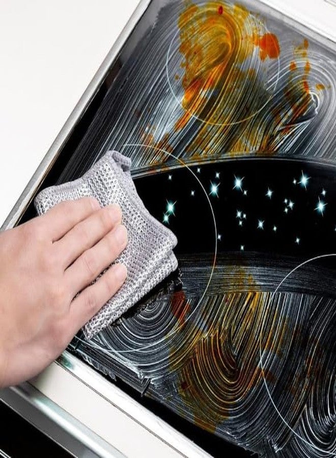 VALITUDO Non-Scratch Dish Wash Cloth (Pack of 10), Steel Wire Dishwashing Rags for Wet and Dry Stainless Steel Scrubber Non-Scratch Wire Dishcloth for Washing Dishes Sinks Counters (10) - Image 5