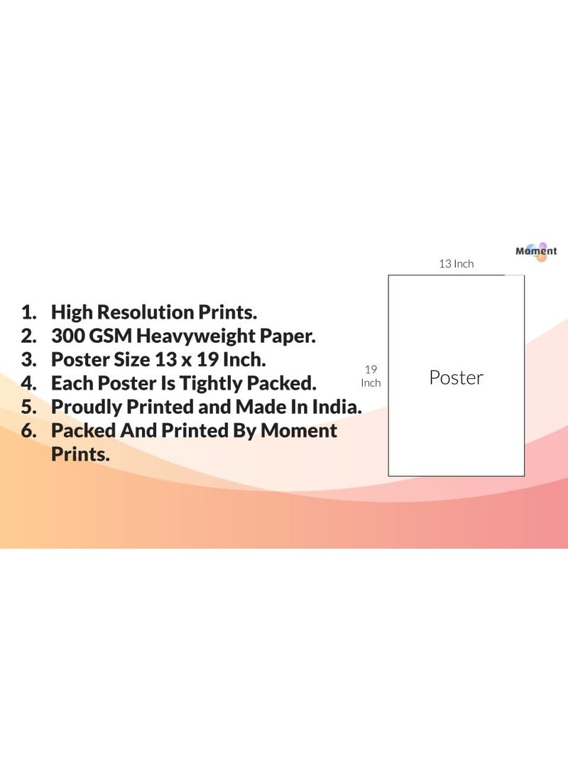 Generic - Moment Prints The Witcher Video Game Posters 13x19 Inch | 300 GSM Paper | Decorate Your Gaming Space - Image 1