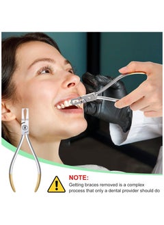 Ru syanl Anterior Bracket Removing Plier Removal Tool kit for Stainless Steel Brace Dental Tooth Bracket Gripper Plier Pulling Kit Tool  - Image 2
