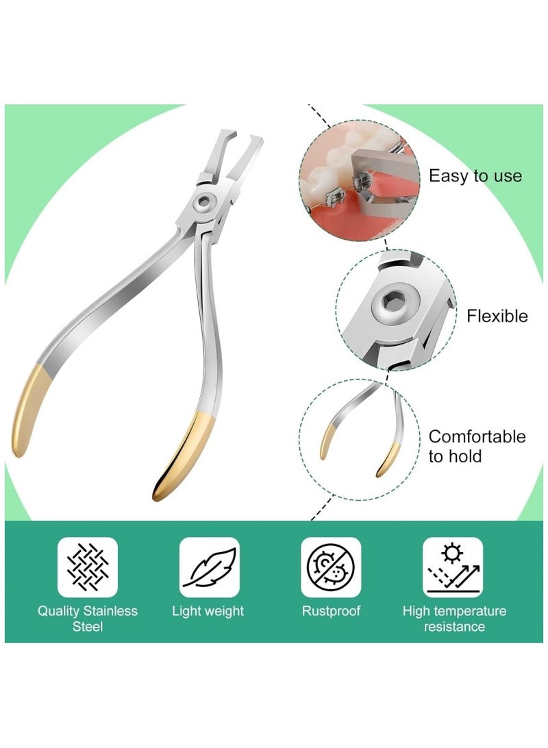 Anterior Bracket Removing Plier Removal Tool kit for Stainless Steel Brace Dental Tooth Bracket Gripper Plier Pulling Kit Tool