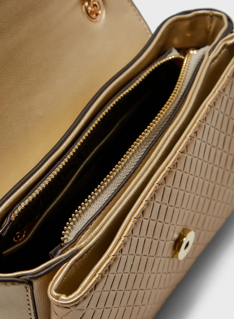 Le Confort Envelope Detail Belted Crossbody