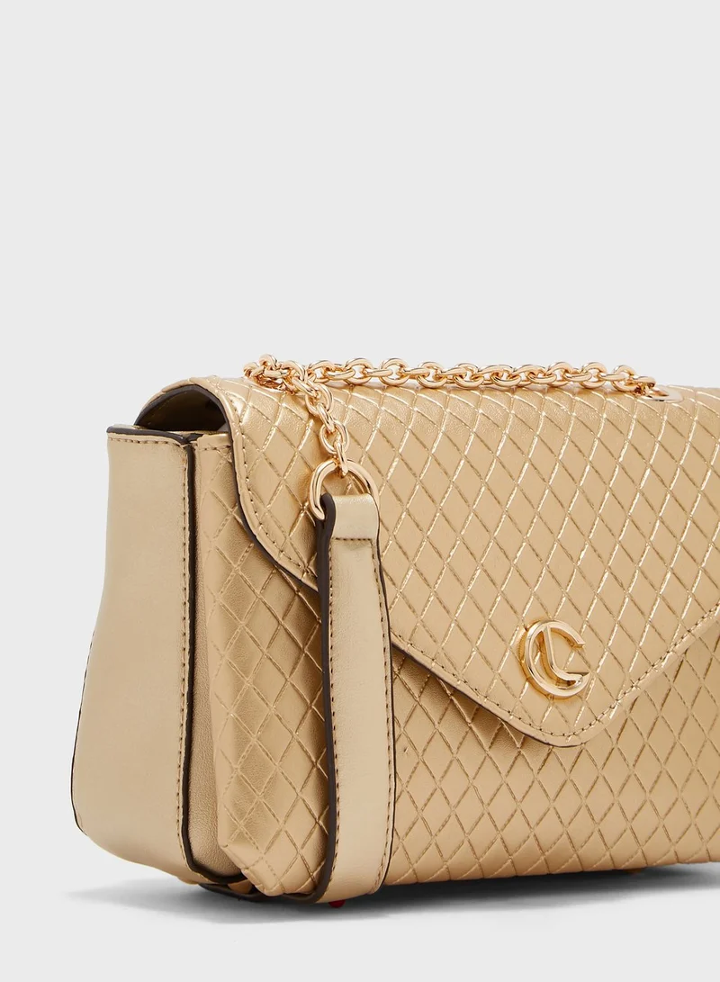 Le Confort Envelope Detail Belted Crossbody