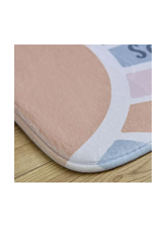 Home Box Aurora Sara Foam Printed Bath Mat 75 x 45 cm