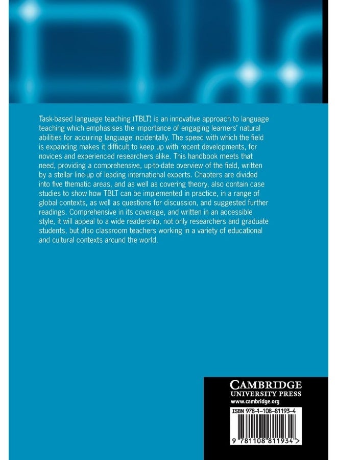 The Cambridge Handbook of Task-Based Language Teaching