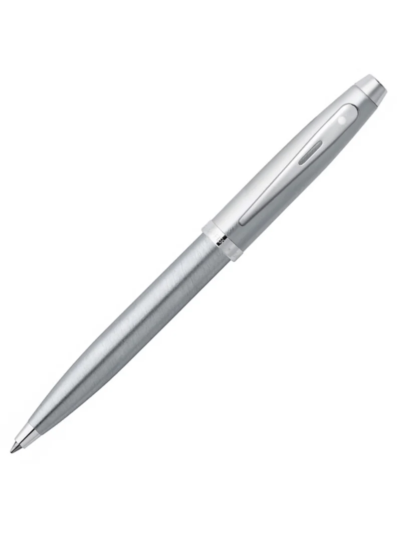 Sheaffer Sheaffer 100 Ballpoint Pen - Brushed Chrome Nickel Trim