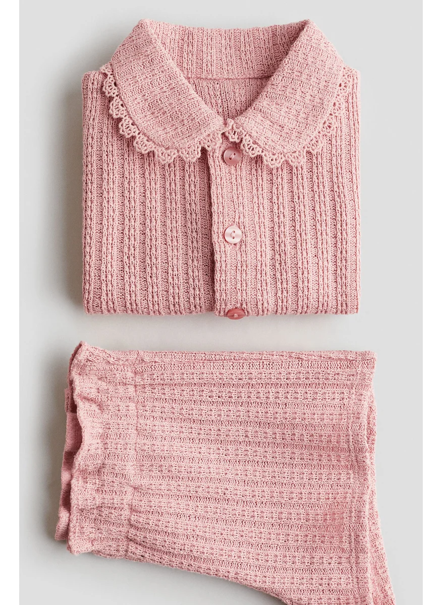 اتش اند ام 2-Piece Shirt And Shorts Set