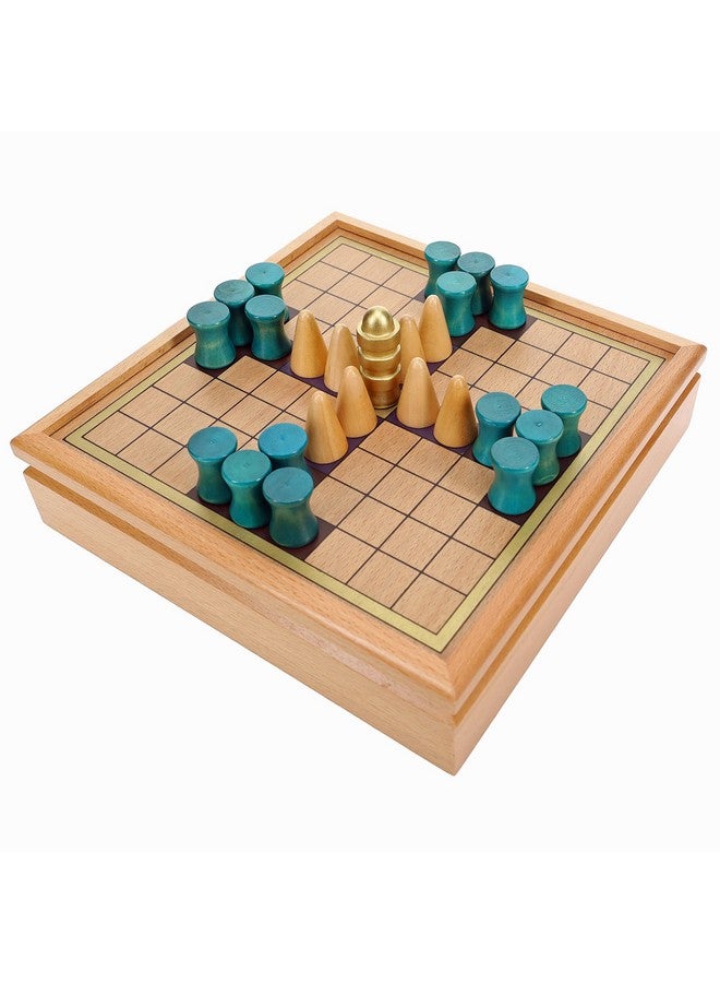 WE Games ألعاب طاولة الملك من WE Games، ألعاب استراتيجية فايكنغ تابلات، ألعاب للاعبين 2 للبالغين، ديكور منزلي جميل، ألعاب لوحية خشبية لتزيين غرفة المعيشة، هدايا عيد ميلاد ذات جودة، لعبة متحف - Image 1