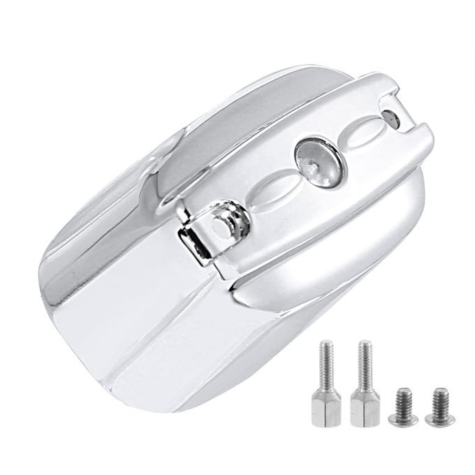 Chrome Aluminum Rear Brake Master Cylinder Cover For Harley 20002017 Softail