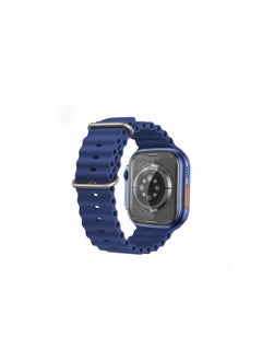 glassology Glassology Ultra Smart Watch | 49mm Screen | Bluetooth Call | Heart Rate | IP67 Waterproof |Extra-Long Battery Life | Android & iOS Compatible | Sport Watch For Men and Women (Blue)  - Image 2