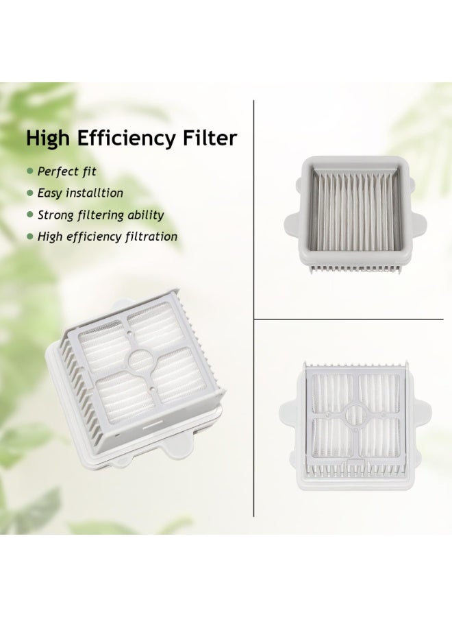 Brush Roll Accessories for Roborock F25, F25 ALT Wet and Dry Vacuum Cleaner Replacement Parts, 2 Brush Rollers + 2 HEPA Filters + 1 Cleaning Brush - Image 4