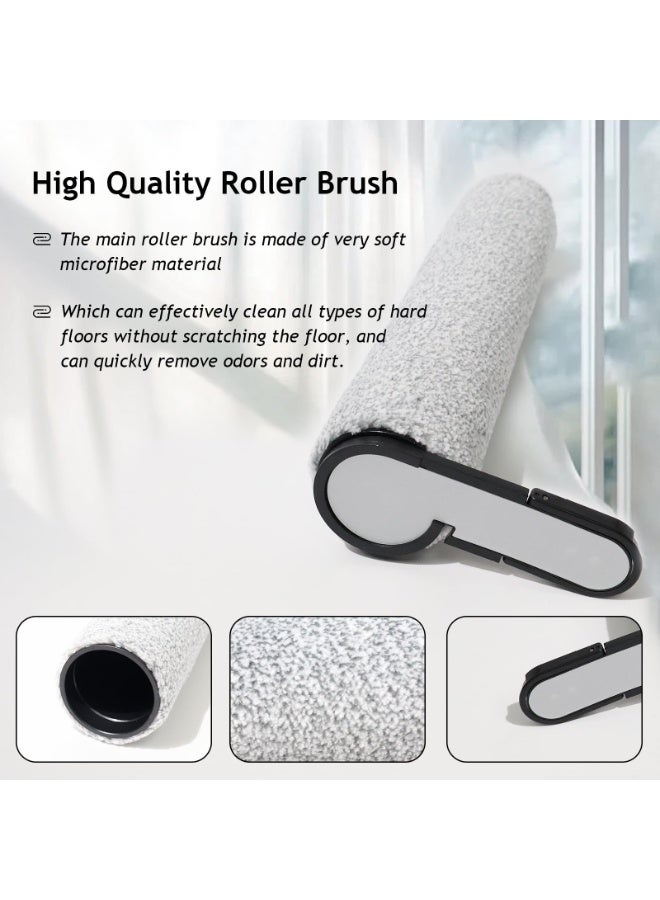 Brush Roll Accessories for Roborock F25, F25 ALT Wet and Dry Vacuum Cleaner Replacement Parts, 2 Brush Rollers + 2 HEPA Filters + 1 Cleaning Brush - Image 3