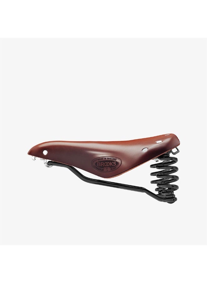 Brooks England Brooks Flyer Short Leather Saddle Brown - Image 1