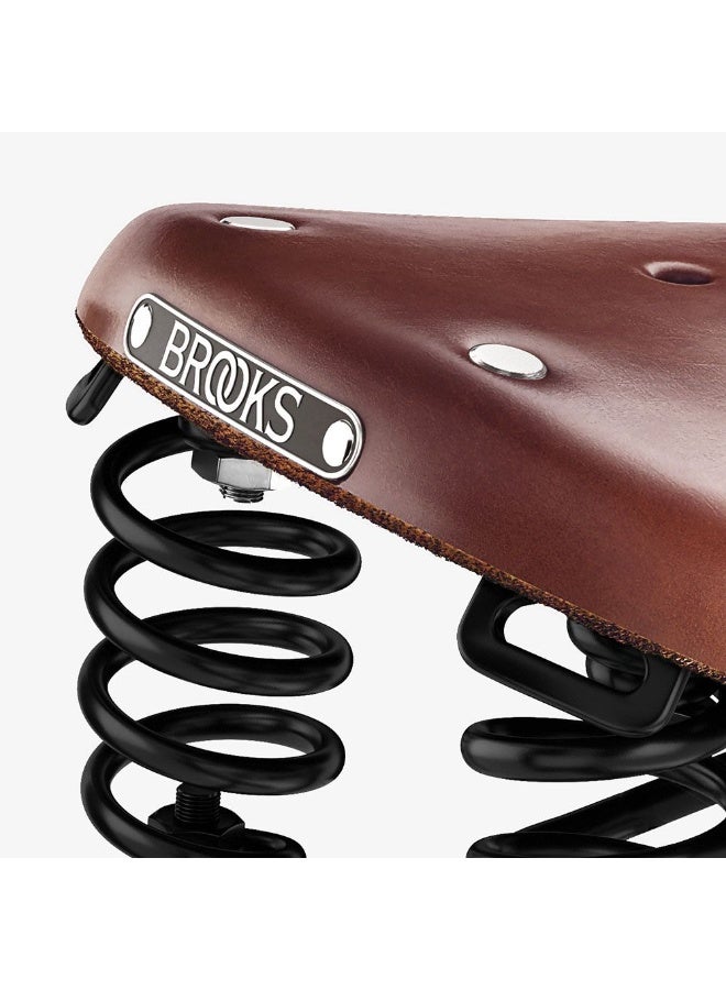 Brooks England Brooks Flyer Short Leather Saddle Brown - Image 3