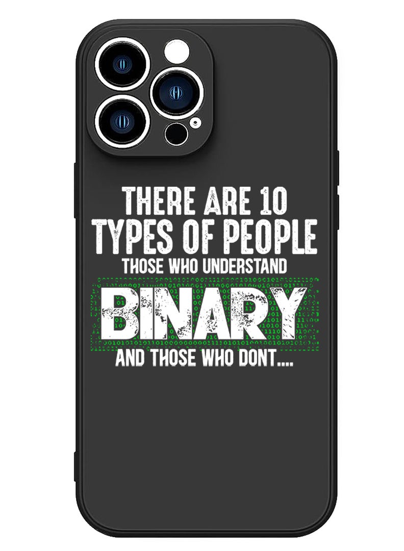 Theodor Protective Slim Fit Case Liquid Silicone Cover with Full Body Protection Anti-Scratch Shockproof Case For iPhone 15 Pro Max Black - Binary - Image 1