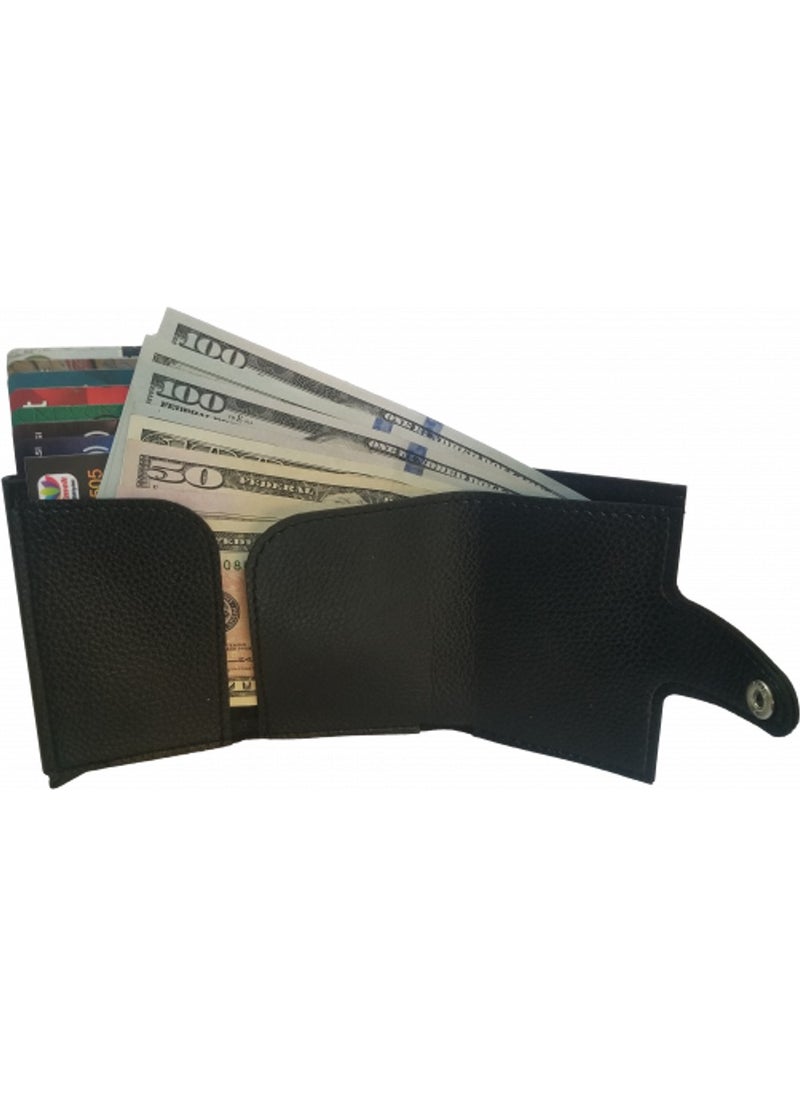 EMEK Rdif Protected Automatic Mechanism Leather Wallet Card Holder  - Image 2