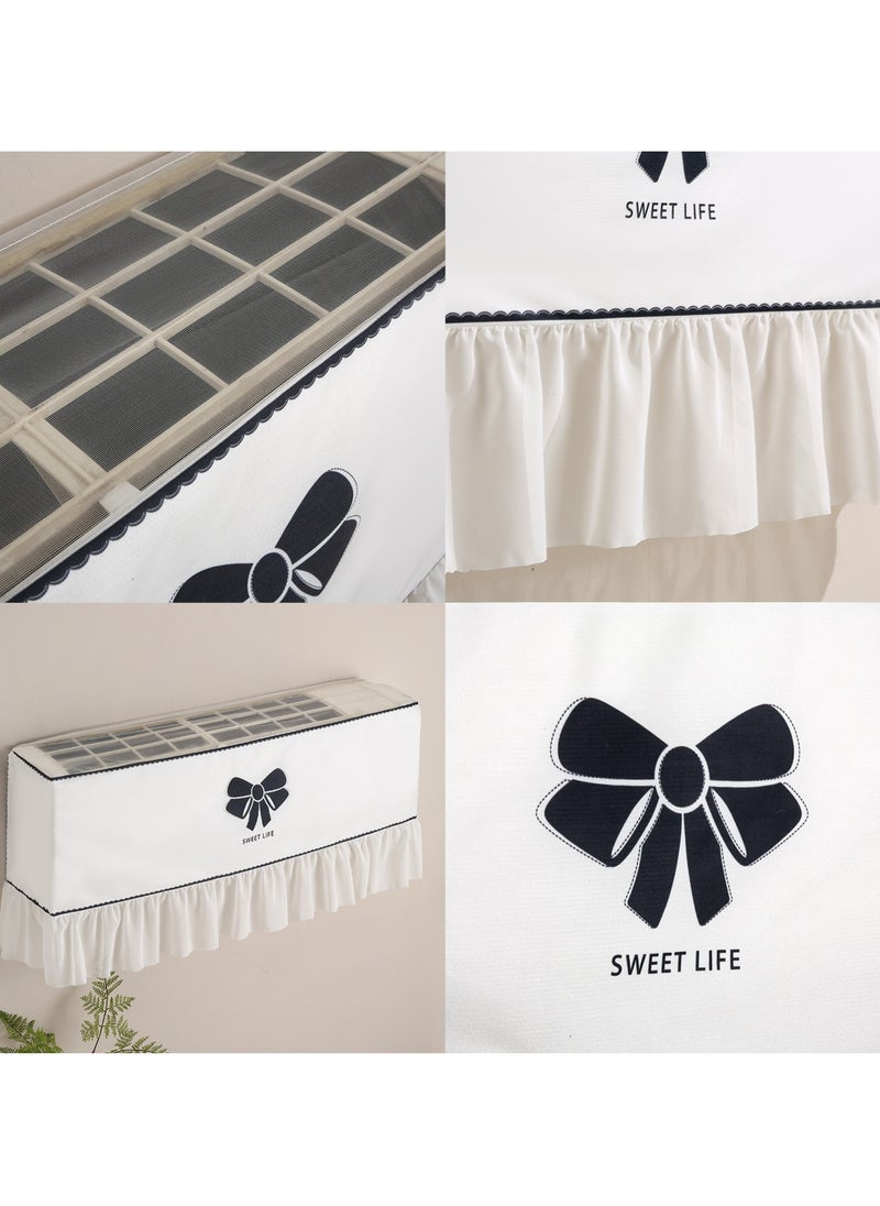 SänHahn The Windshield Curtain of The air-Conditioning Cover is Turned on Without Removing The on-Hook dust Cover, for Wall-mounted Air Conditioners for large 1.5~2P, Anti Direct Blowing Windshield Wind Guide for Home/Room/Office/Elderly, Babies, Pregnant Women  - Image 3