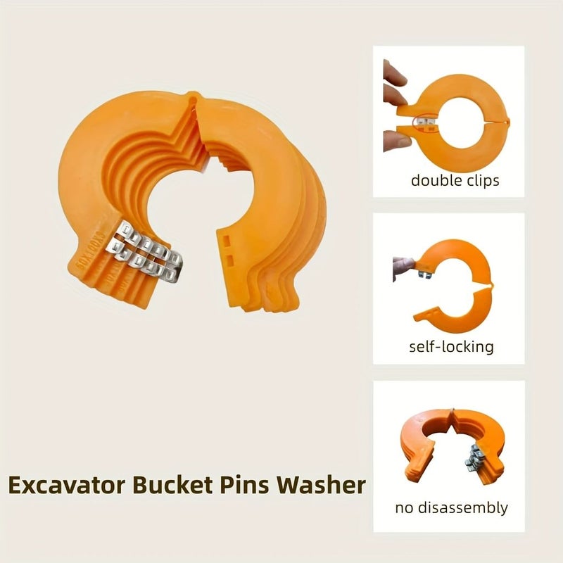 Excavator Bucket Pins Washers 90x160x5 Fits Diesel Electronic Engines - Image 1