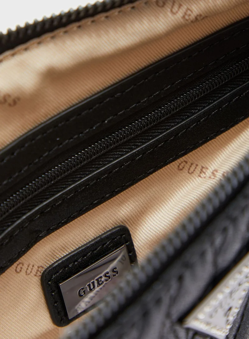 GUESS Pixi Quilted Wristlet Clutch