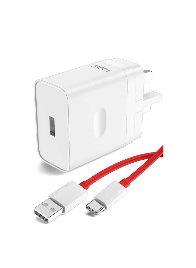 100W Supervooc Charger Compatible with Oppo Find X9 X8 X8 Pro X5 Pro X7 X7 Ultra X6 X6 Pro Find X3 Lite X2 Reno 14 13 12 11 10 8 7 6 A96 A94 A78 A77 A76 A74 A57 A56 A54 A55 A60 with USB C Cable,Also Compatible with Oneplus 15/14/13/12/11/10/9 and Acer 6/Acer5 - Image 1