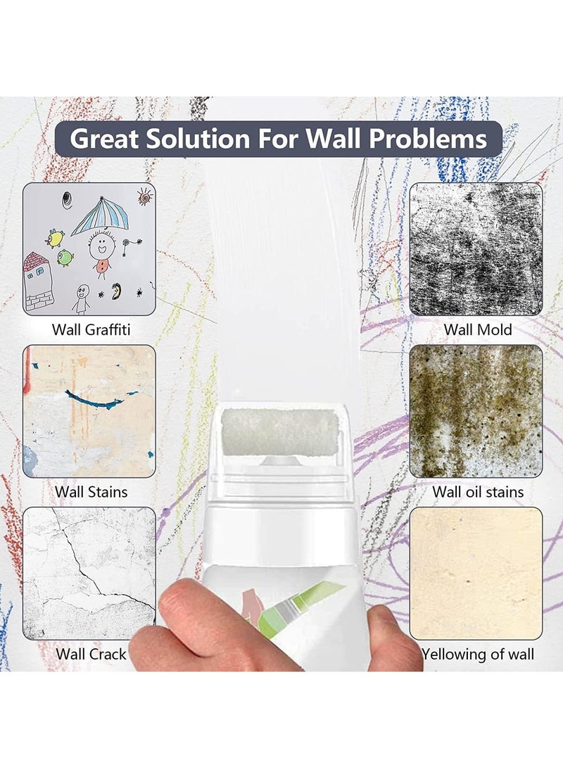 DubaiGallery أسطوانة جدران لإصلاح الطلاء الجاف بقع الجرافيتي حماية الجدران بيضاء، ديكور منزلي عتيق، قطعة عرض تقليدية، تمثال | ديكور حديث، تماثيل لتزيين المنزل. - Image 3