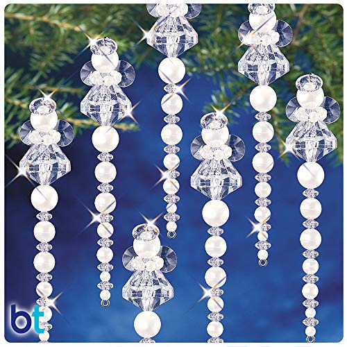 The Beadery Beadery Beaded Ornament KIT ANG Icicle Angel Makes 24 7476 - Image 1