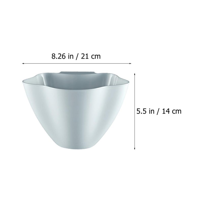 Wall Mounted Plastic Trash Bin Set 3Pcs Nordic Blue Pink Gray Kitchen Cabinet Door Waste Sorting Container - Image 3