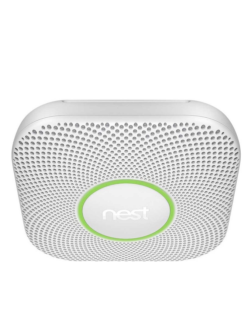 Nest Nest Protect 2nd Gen S3000BWES Smart Carbon Monoxide Battery - White  - Image 2