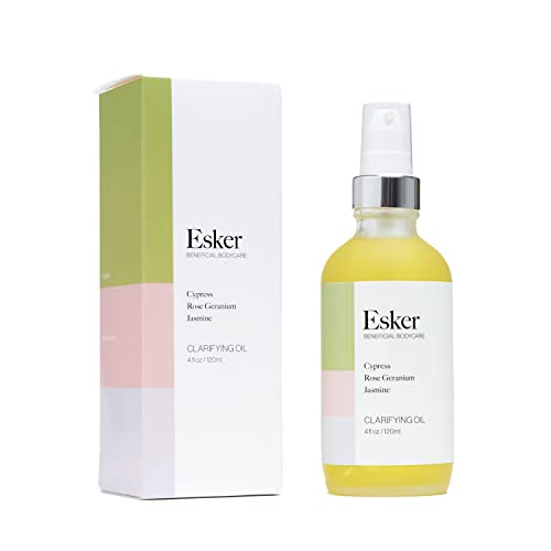 ESKER - Scent-Free Clarifying Body Oil For Sensitive Skin | Vegan, Cruelty-Free, Clean Beauty (4 fl oz | 120 ml) - Image 1