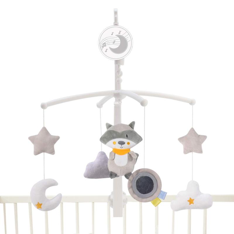 Crib Mobile: 360° Rotation Wind-Up Music Box - BPA-Free ABS Material, Gentle Lullaby for Newborn Boys Girls 0-24 Months Nap Time Nursery - Image 1