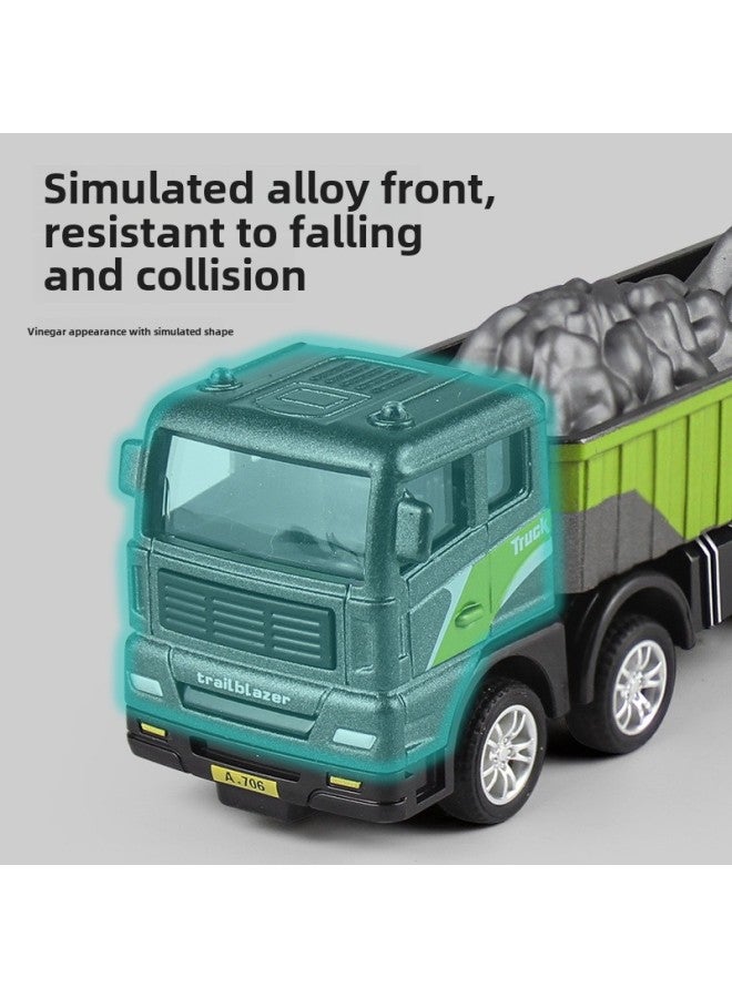 Alloy Mining Mixer Tipping Bucket Hook Machine Transport Crane Engineering Series Model Car Children's Toys Wholesale-Colors:601-10: Single Model Can Be Mixed: By Piece: 200  - Image 4