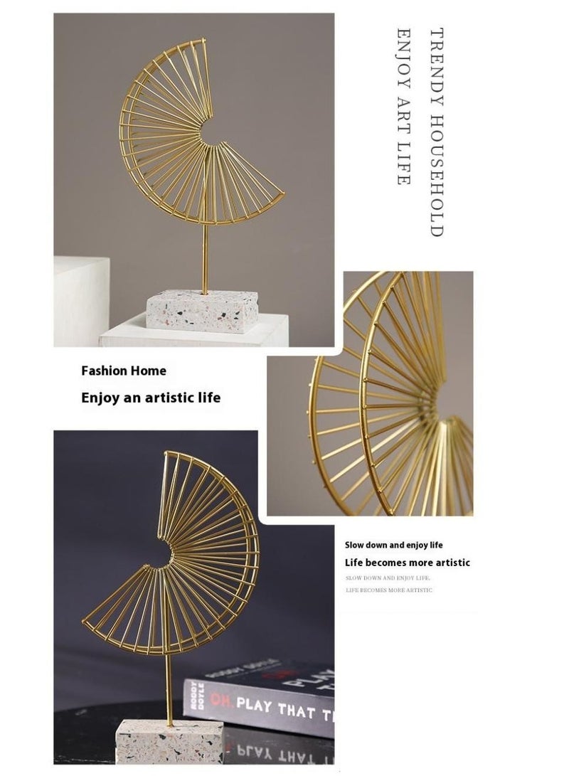 السيزال زخرفة حرفية مجردة ذات شخصية معدنية أنيقة وخفيفة وبسيطة - Image 4