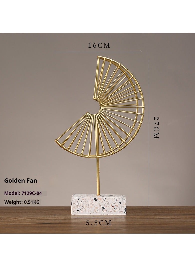 السيزال زخرفة حرفية مجردة ذات شخصية معدنية أنيقة وخفيفة وبسيطة - Image 3