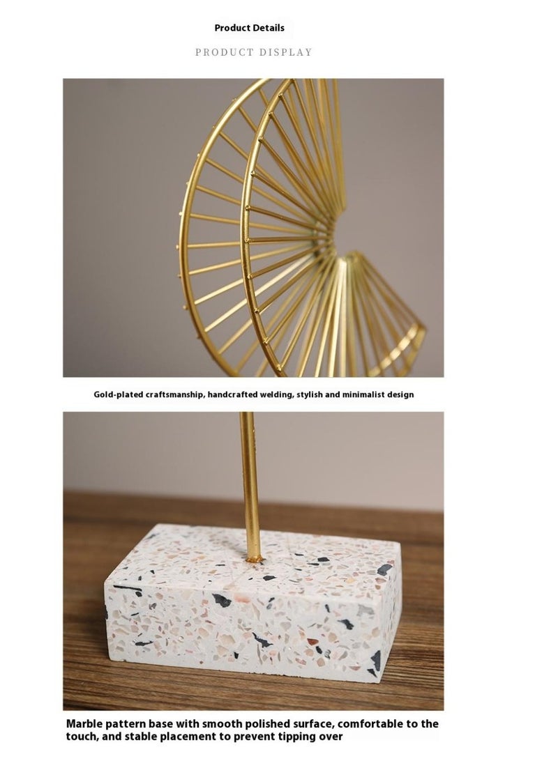 السيزال زخرفة حرفية مجردة ذات شخصية معدنية أنيقة وخفيفة وبسيطة - Image 5