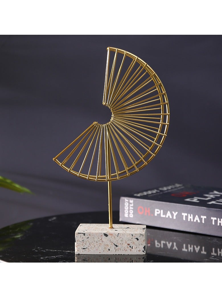 السيزال زخرفة حرفية مجردة ذات شخصية معدنية أنيقة وخفيفة وبسيطة - Image 1