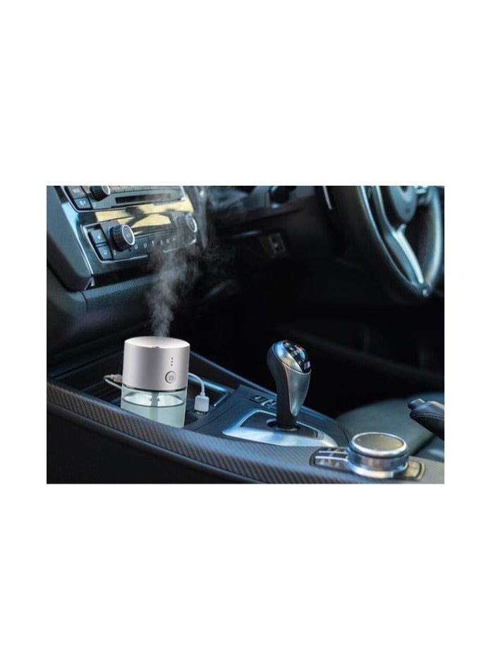 OLUDENIZ Rechargeable Aluminum Aroma Diffuser - Ultra Quiet, Compact Design with 80ml Bottle  - Image 5