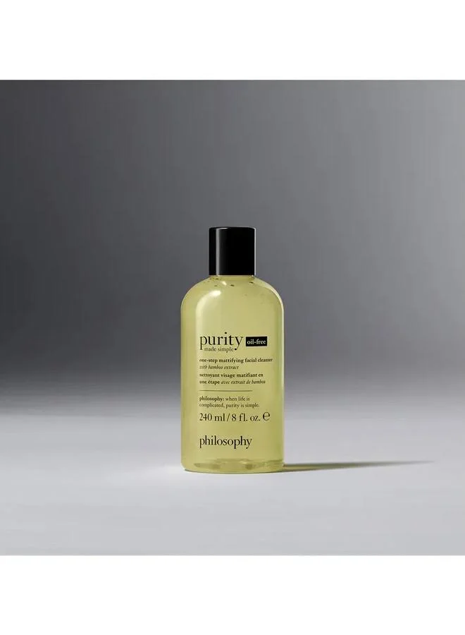 PHILOSOPHY Purity Made Simple Oil-Free One-Step Mattifying Facial Cleanser, 240Ml