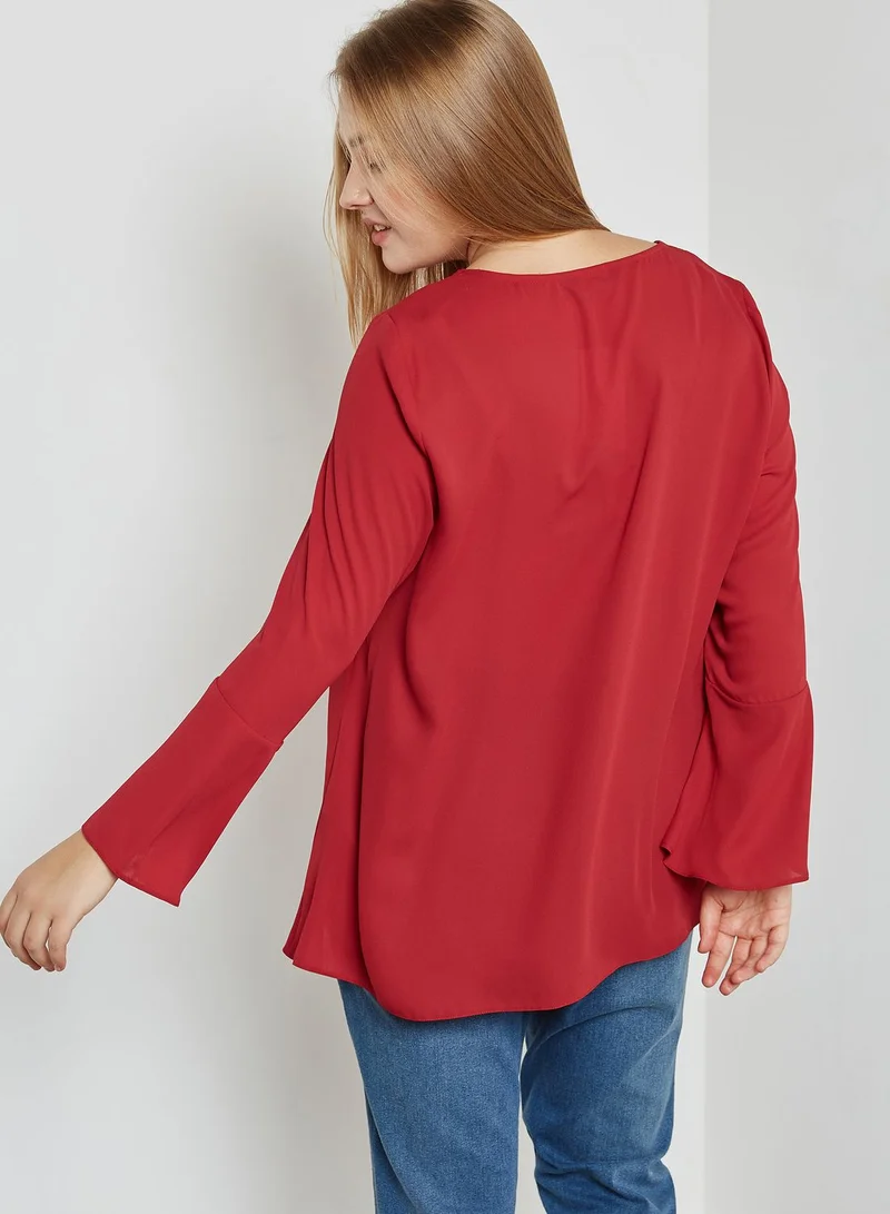 EVANS Crisscross Top