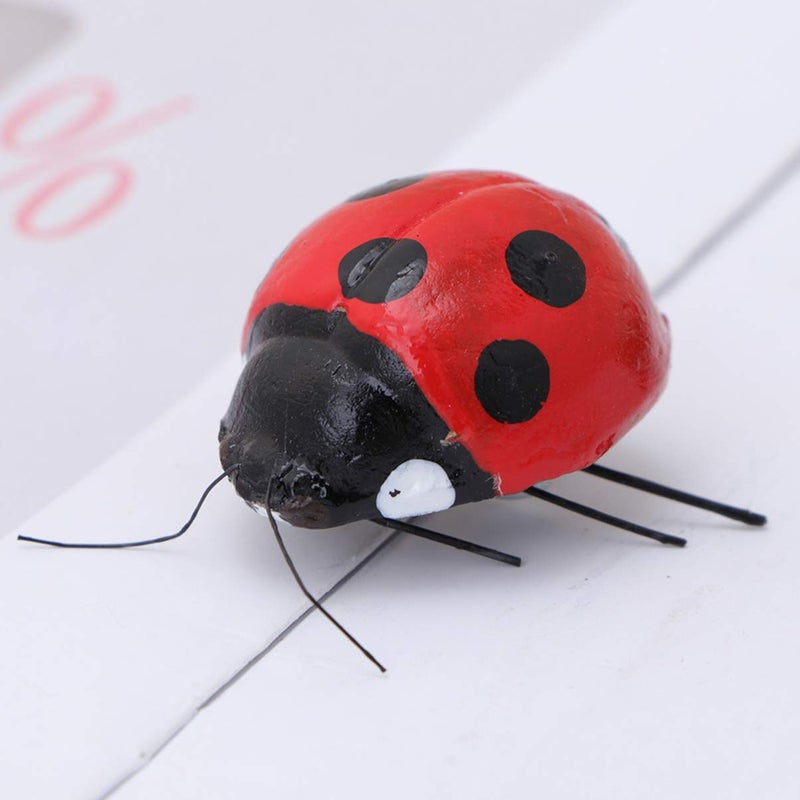 NUOBESTY Ladybug Refrigerator Magnets Decorative Fridge Magnets for Office Kitchen 5 Pcs - Image 2