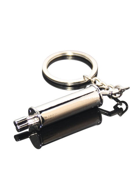 Auto Part Model Exhaust Tail Pipe Metallic keychain (1 Piece) Cool Gift